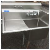 Stainless Steel Single Bay Sink with faucet