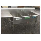 3-Bay Stainless Steel Sink 3-Bay Stainless Steel Sink
