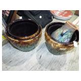 RETRO ART POTTERY PLANTERS