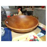 LARGE WOODEN BOWL