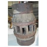 EARLY WAGON WHEEL HUB
