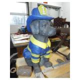 CONCRETE DOG FIREMAN