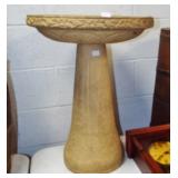 2 PC. CONCRETE BIRD BATH
