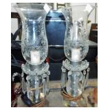 CRYSTAL HURRICANE LAMPS