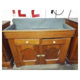 ZINK LINED EARLY DRY SINK