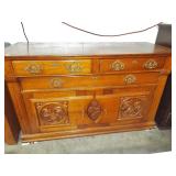 FANCY CARVED FRONT SIDE BOARD