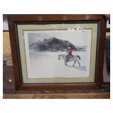WESTERN PRINT IN FRAME