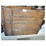 RETRO WOODEN SHIPPING BOX