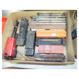 ASSORTED TRAINS AND TRACK