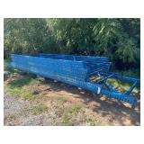 Skid Lot Of Pallet Racking Uprights