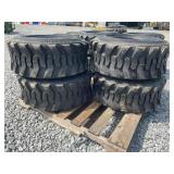 New Set Of (4) SKS-1 12-16.5 Skid Loader Tires