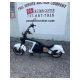 New Eahora M1 60 Volt Electric Motorcycle White