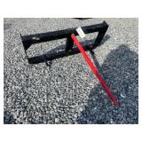 New Quick Attach Single Prong Bale Spears