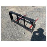 New Kivel Quick Attach Dual Prong Bale Spears