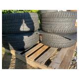 Set Of (4) New 315/30ZR22 Truck Tires W/ Rims