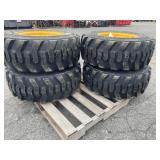 New Set Of (4) 12-16.5 NHS Skid Loader Wheels
