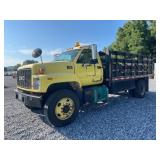 2001 GMC C6500 Diesel Flatbed Stake Body Truck