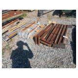 (2) Skid Lots Of Cantilever Racking Parts