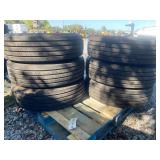 Skid Lot Of (6) 245/70R19.5 Tires
