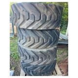 Set Of (4) Used IN445/50D710 Boom Lift Wheels