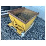 Used Hopper Dumpster W/ Fork Inserts