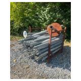 Skid Lot Of Ground Screw Foundations