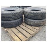 New Set Of (4) ST225/75R15 Radial Trailer Tires