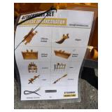 New Skid Lot Of CAT 301 Excavator Attachments