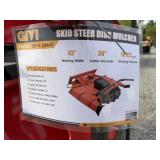 (4x) NEW GIYI Quick Attach 43" Disk Mulcher