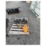 New Skid Lot Of Mini Excavator Thumbs & Attachment