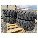 (4) 12-16.5 SKS-1 Skidloader Tires