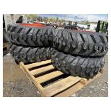 (4) 10-16.5 SKS-1 Skidloader Tires