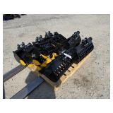 New Skid Lot Of Mini Excavator Attachments