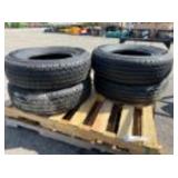 New Set Of (4) ST225/75R15 Radial Trailer Tires