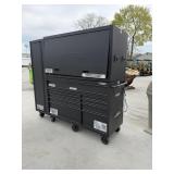 Husky 80" 10 Drawer Workcenter W/ Side Locker