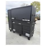 Husky 80" 10 Drawer Workcenter W/ Side Locker