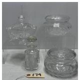 Cut Crystal Vanity Items - Hair Collector ++