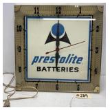 Prestolite Batteries Electric Wall Clock