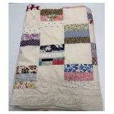 Vintage Feed Sack Fabric Quilt