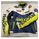 Miline Leather Racing Jacket Sz 56 - Telefonica