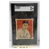 Graded 1949 Bowman #10 Ted Gray Baseball Card