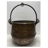 Hand Forged Copper & Tin Cauldron/Pot