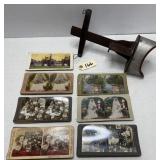 Stereo Viewer/Stereoscope w/ 30+ Viewing Cards