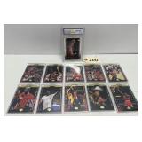 Graded Lebron Rookie Card & Jordan Set