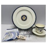 1992 Pfaltzgraff Star Trek Plate/Cup/Saucer
