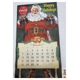 Complete 1958/59 Coca-Cola Wall Calendar