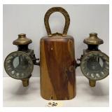 Pair of Antique Carriage Lamps - C. Cowles