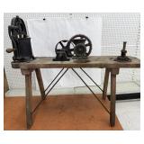 Mounted Enterprise Sausage Stuffer & Meat Grinder