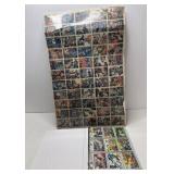 1966 Topps Batman Uncut Sheet w/ 40+ Cards
