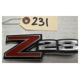 Original Z28 Camaro Metal Car Emblem